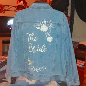 "the bride" jean jacket